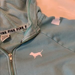 PINK VICTORIAS SECRET zip up. Size XS.